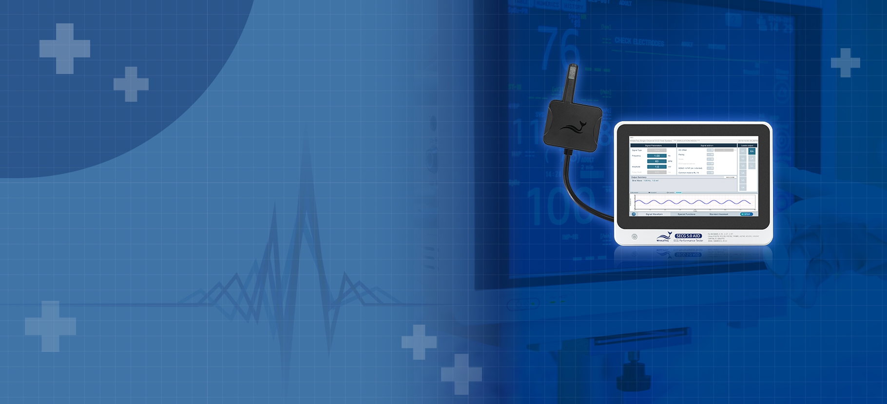 SECG 5.0 AIO</br>Multi Vital Sign Simulator
