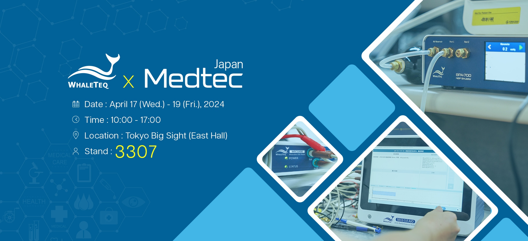 WhaleTeq's First-Time Presence at Asia's Largest Exhibition for the Design and Manufacture of Medical Device