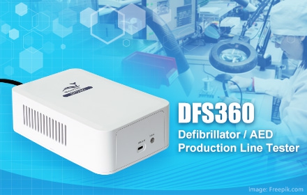 WhaleTeq Launches DFS360 Defibrillator/AED Production Line Tester