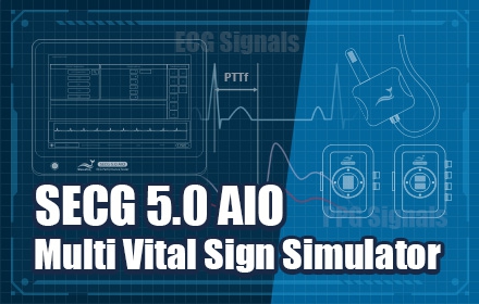 WhaleTeq enhances the SECG 5.0 AIO with reflectance PPG modules, offering PWTT testing for wearable devices’ blood pressure measurement algorithms